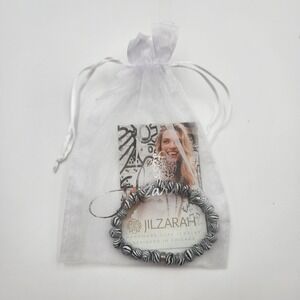 JILZARAH Zebra Stripe‎ Handmade Clay Jewelry Bead Bracelet Designed in Chicago